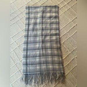 Club Monaco 100% Wool Plaid Scarf